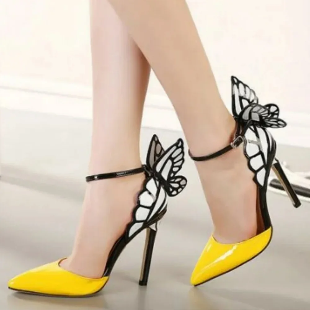 Unbranded Women Fashion Butterfly High Heel Sandals Size 39 - Picture 1 of 9